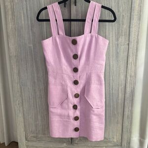 Nicholas Linen Mini Dress